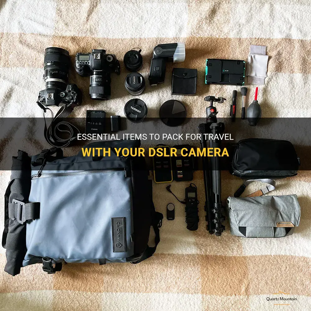 what to pack for travel dslr