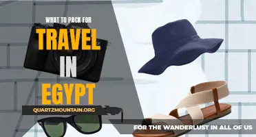 Essential Items to Pack for Travel in Egypt