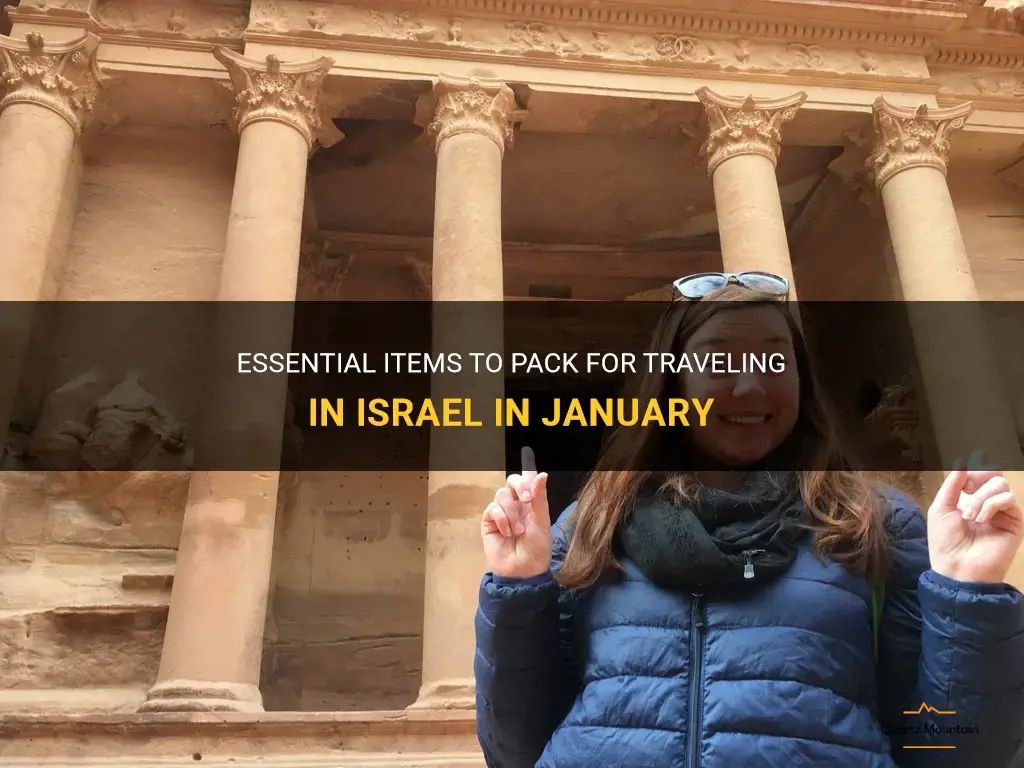 what to pack for travel in israel in january