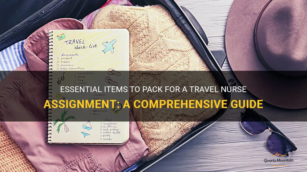what to pack for travel nurse assignment