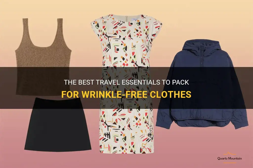 what to pack for travel that does not crease