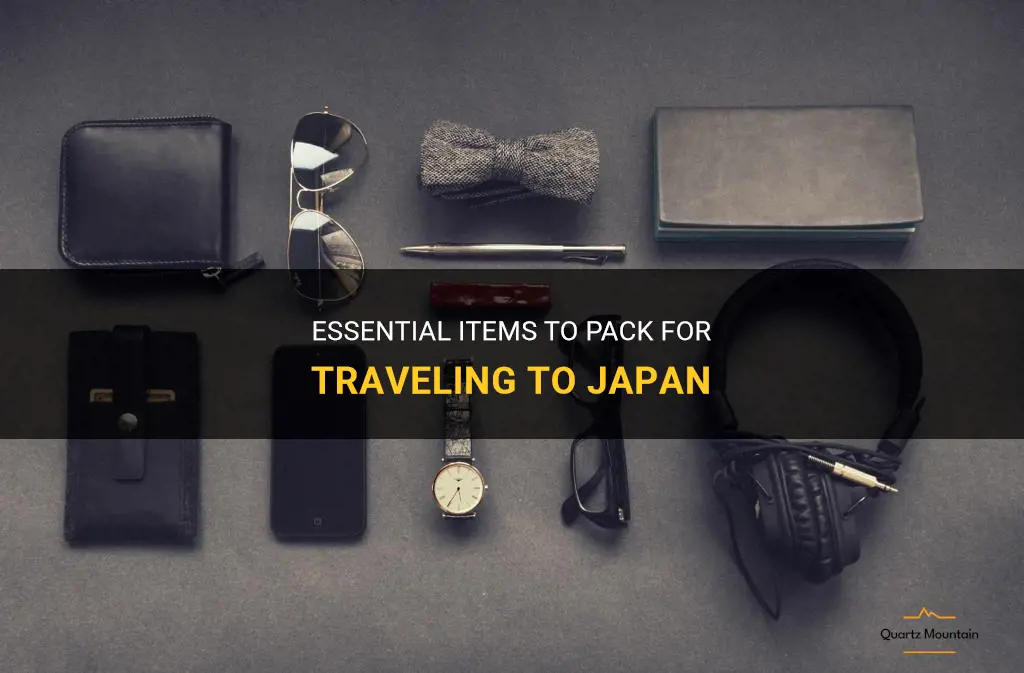 what to pack for travel to japan