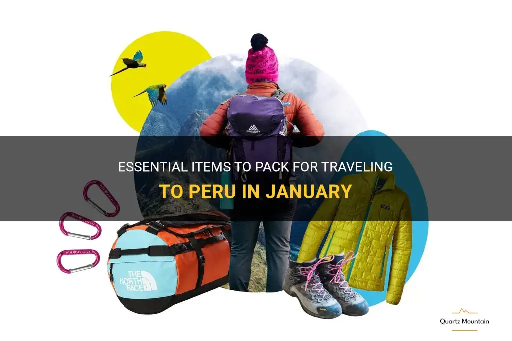 what to pack for travel to peru in january