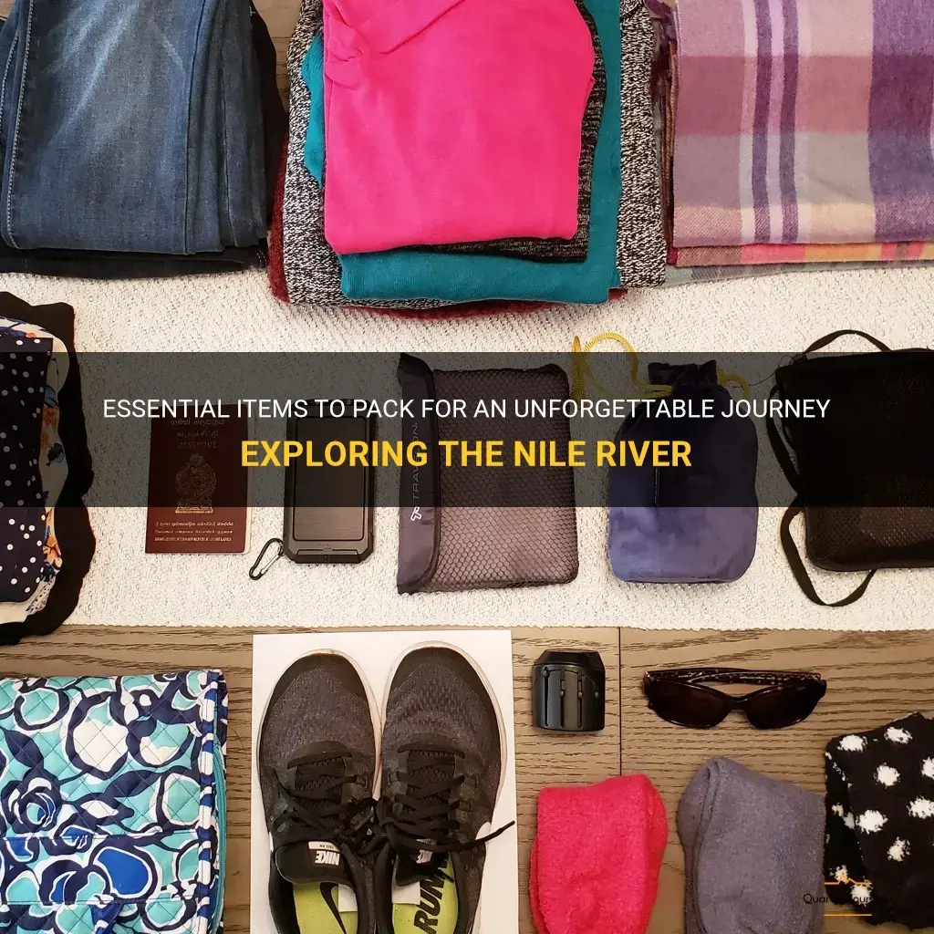 what to pack for traveling the nile river