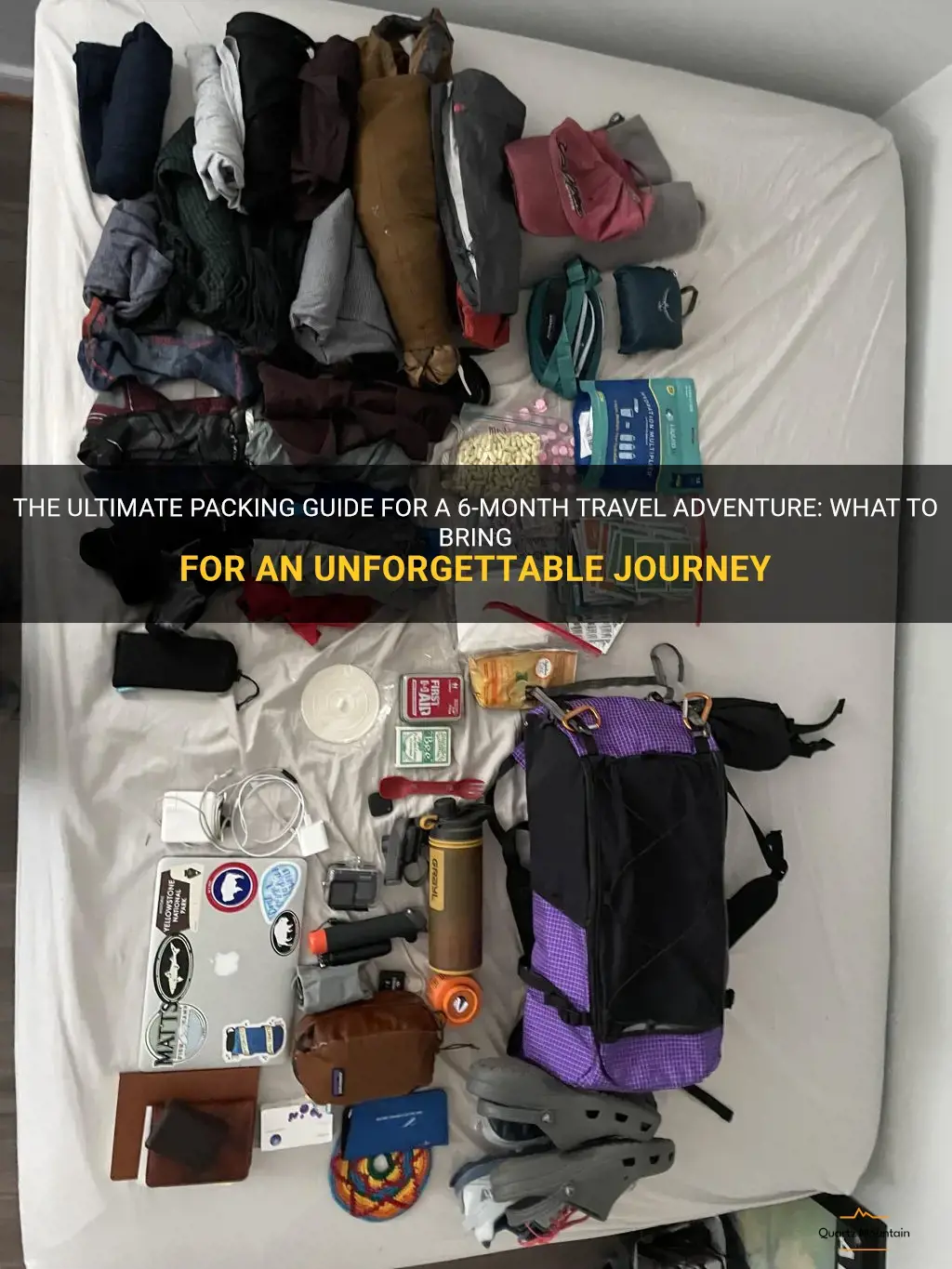 what to pack for travelling for 6 months