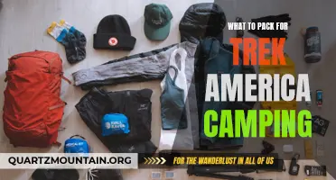 A Complete Guide: What to Pack for Trek America Camping