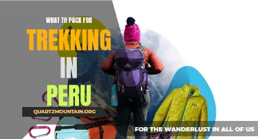 Essential Items to Pack for Trekking in Peru