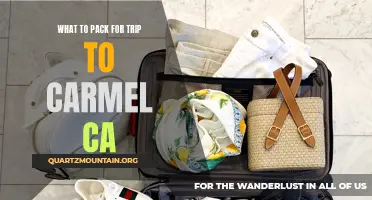 Essential Packing List for a Memorable Trip to Carmel, CA