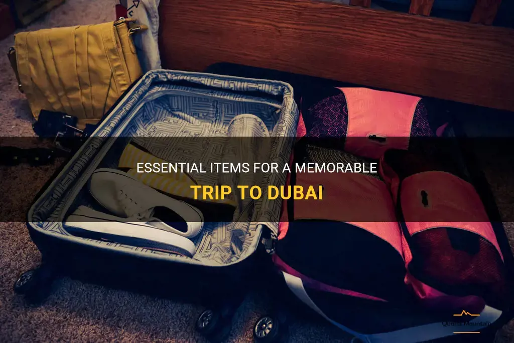 what to pack for trip to dubai