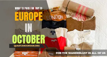 Essential Items to Pack for a Memorable Trip to Europe in October