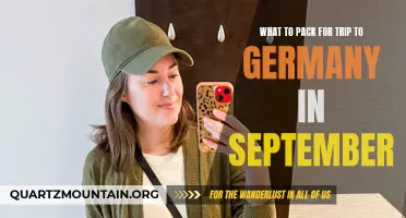 Essential Packing List for a September Trip to Germany