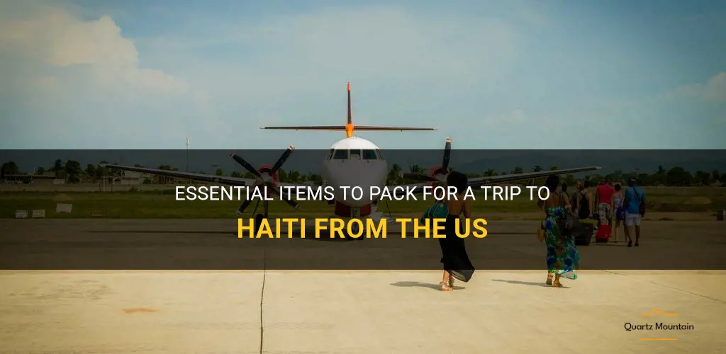 what to pack for trip to haiti from us