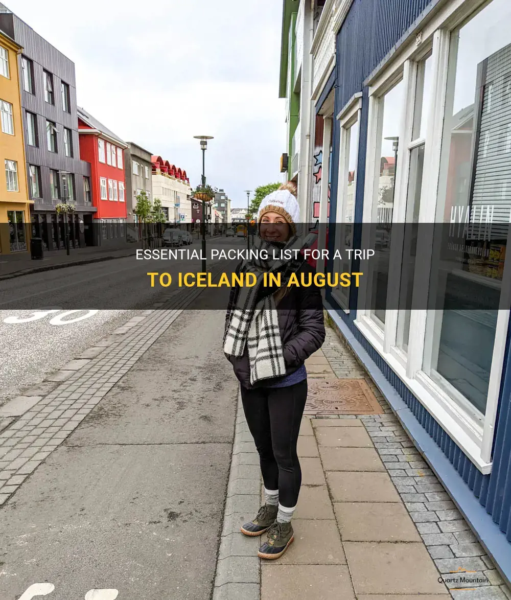 what to pack for trip to iceland in august