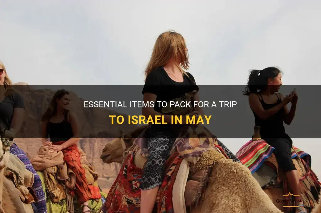what to pack for trip to israel in may