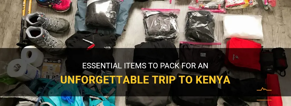 what to pack for trip to kenya
