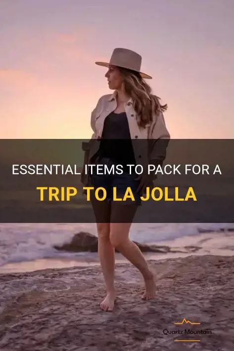 what to pack for trip to la jolla