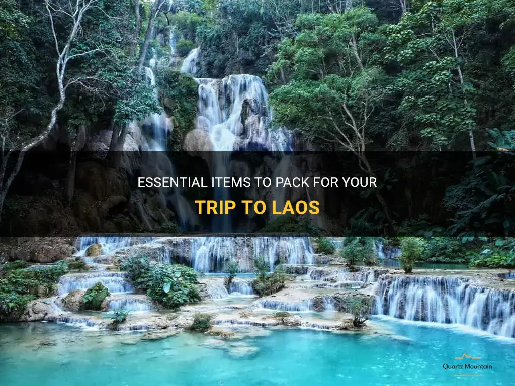 what to pack for trip to laos