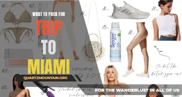 Must-Have Essentials for Your Trip to Miami: What to Pack
