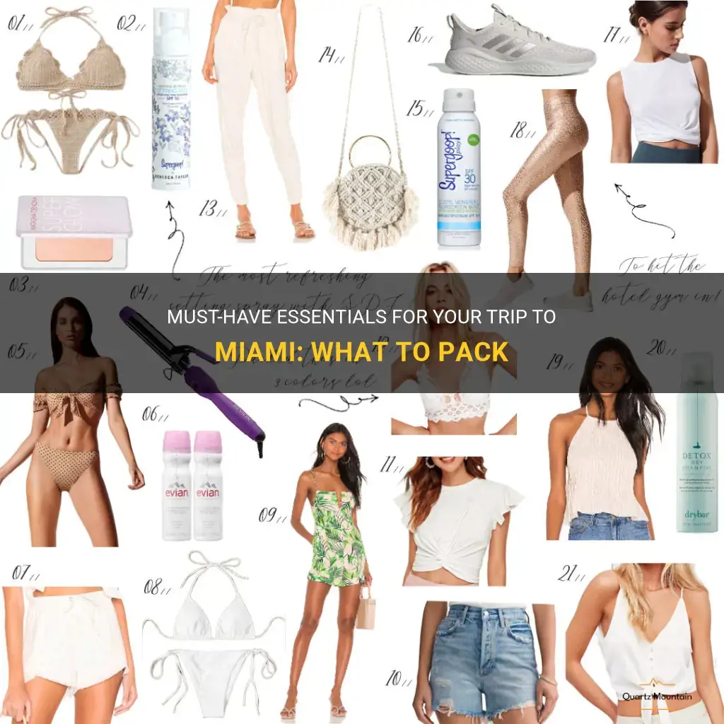 what to pack for trip to miami