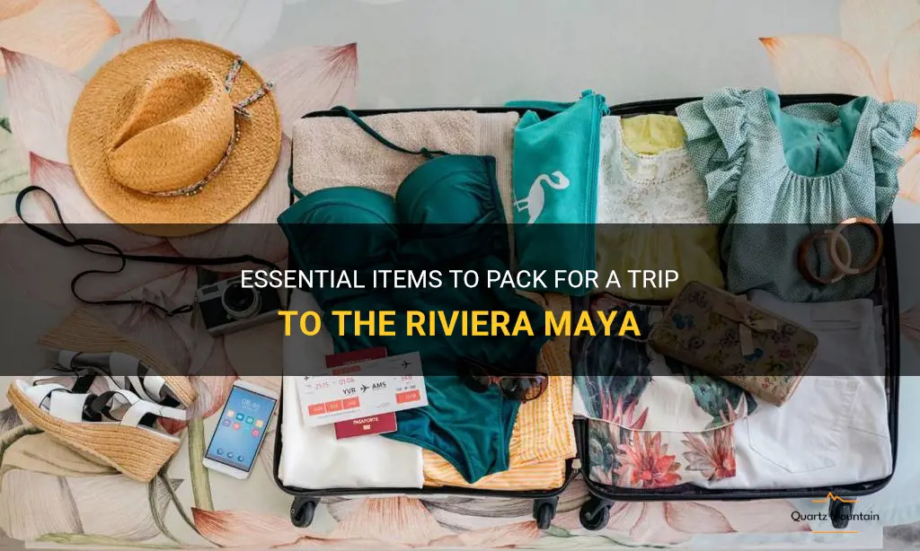 what to pack for trip to riviera maya
