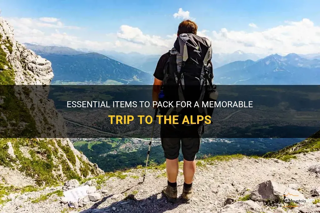 what to pack for trip to the alps