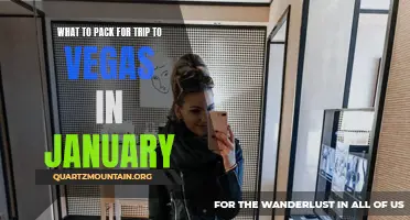 Tips for Packing for a Trip to Las Vegas in January