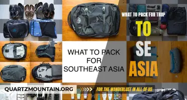 Essential Items to Pack for a Trip to Southeast Asia