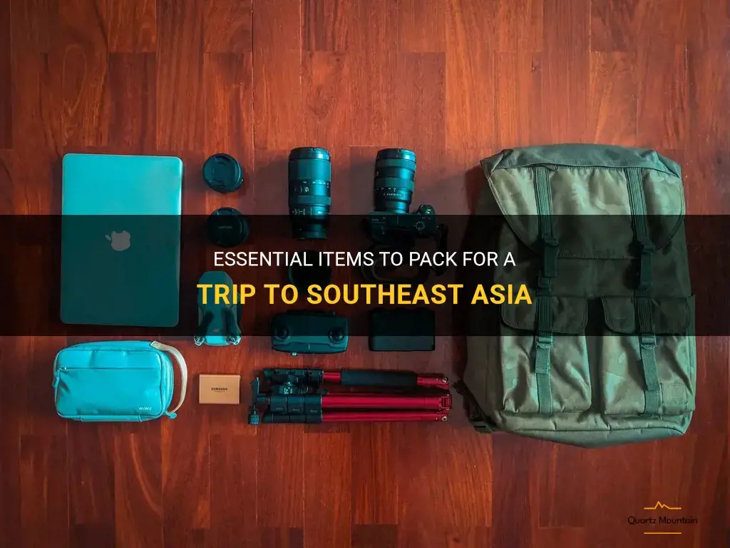 what to pack for trup to se asia