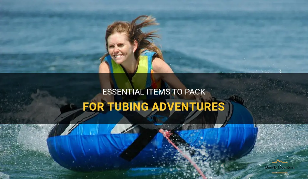 what to pack for tubing