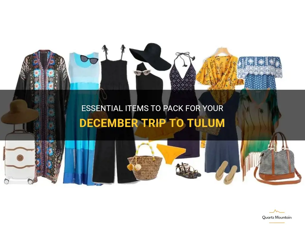 what to pack for tulum in december