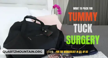 Essential Items to Pack for a Successful Tummy Tuck Surgery