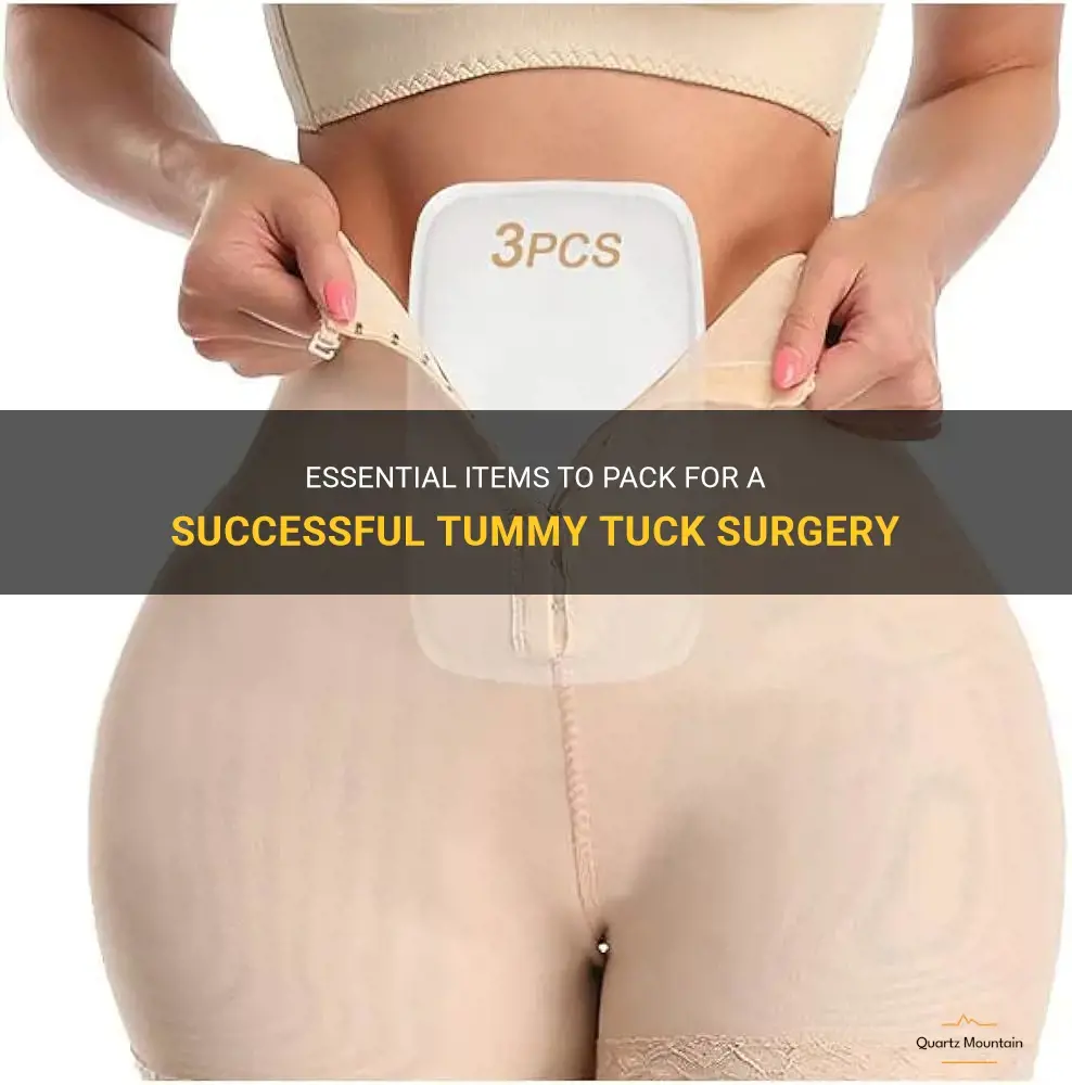 what to pack for tummy tuck surgery