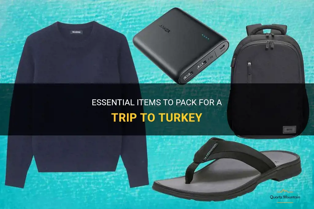 what to pack for turkey