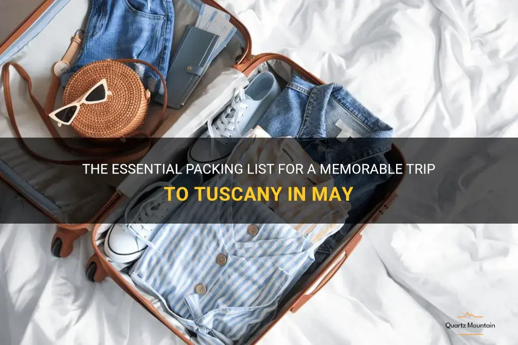what to pack for tuscany in may