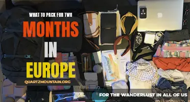 Essential Packing Guide for a Memorable Two Months in Europe