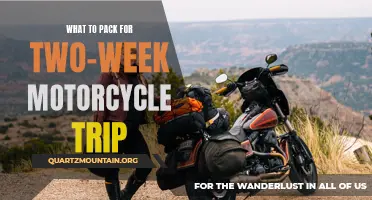 The Ultimate Guide to Packing for a Two-Week Motorcycle Adventure
