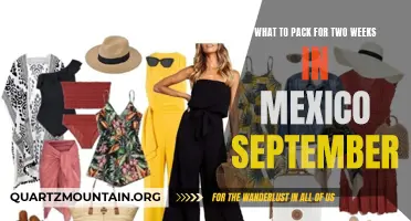 Essential Items to Pack for a Two-Week Trip to Mexico in September