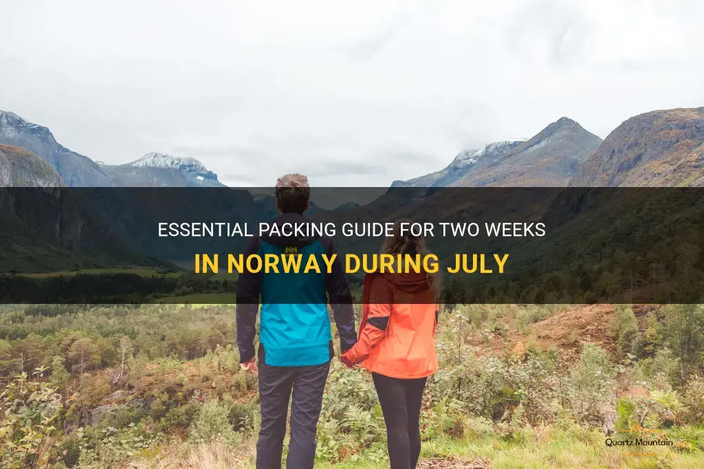 what to pack for two weeks in norway in july