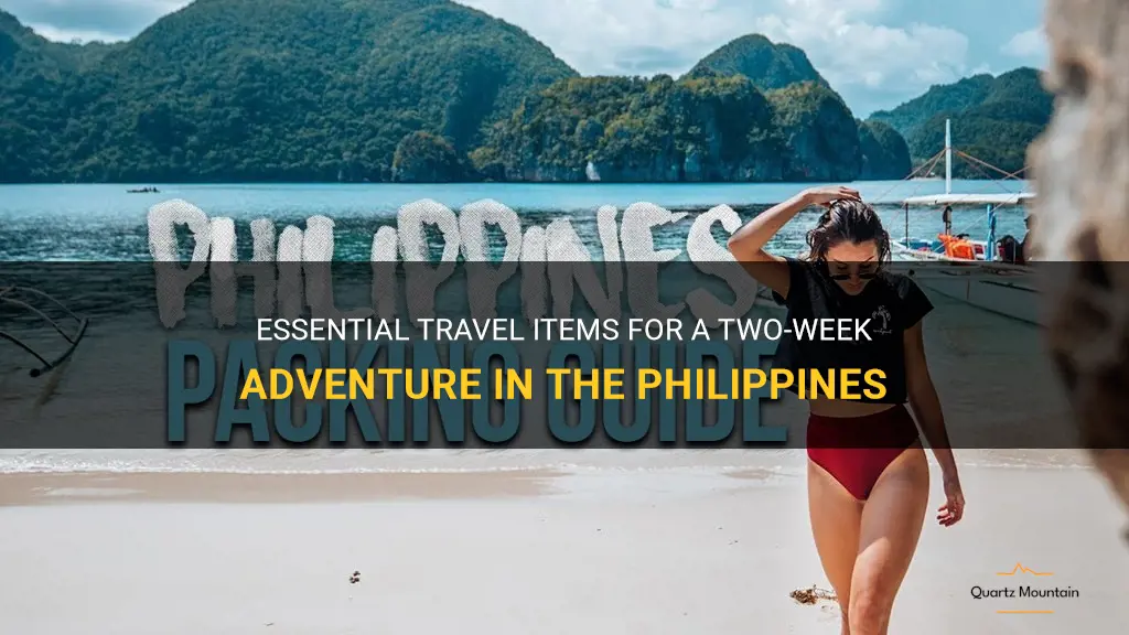 what to pack for two weeks in philippines