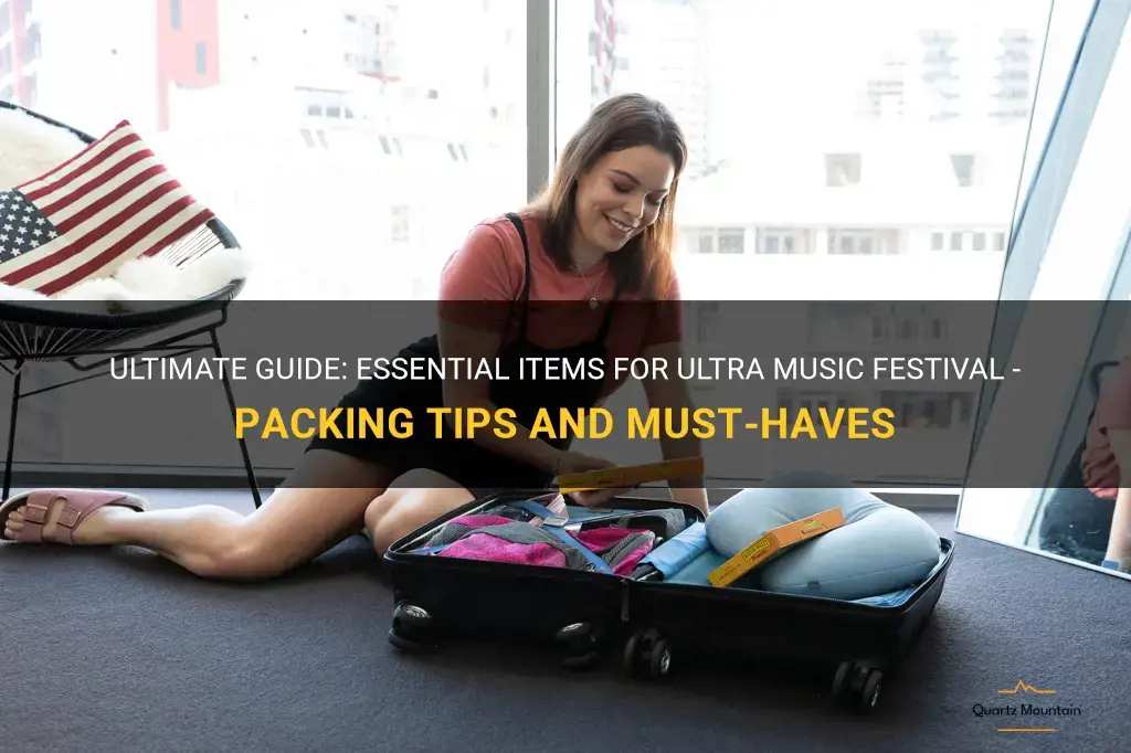 what to pack for ultra music festival