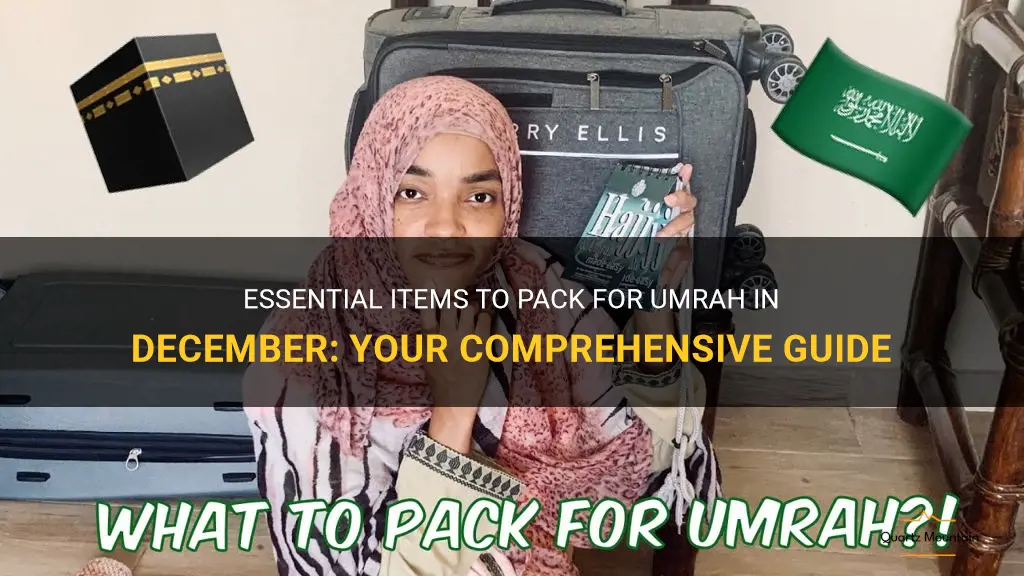 what to pack for umrah in december