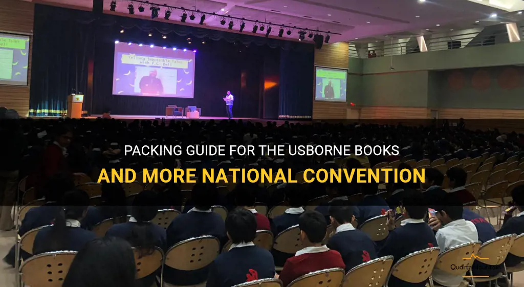 what to pack for usborne books and more national convention