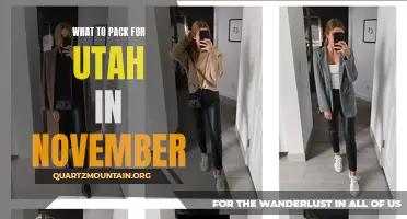 Essential Items to Pack for a Trip to Utah in November