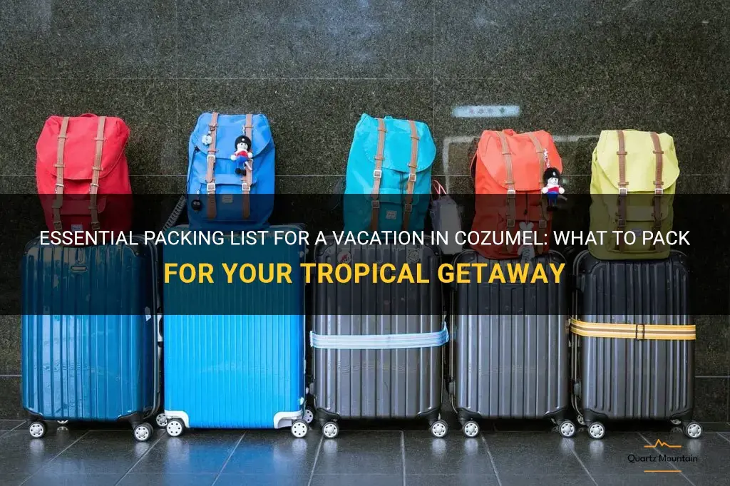 what to pack for vacation in cozumel