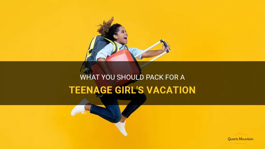 what to pack for vacation teenage girl