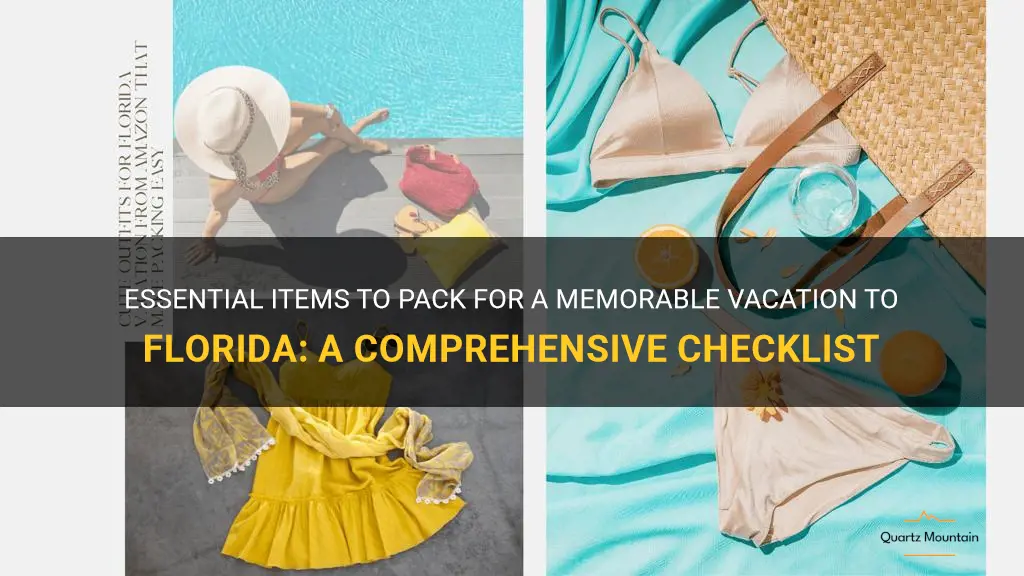 what to pack for vacation to florida checklist