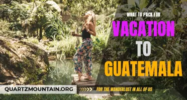 Essential Items to Pack for a Vacation to Guatemala