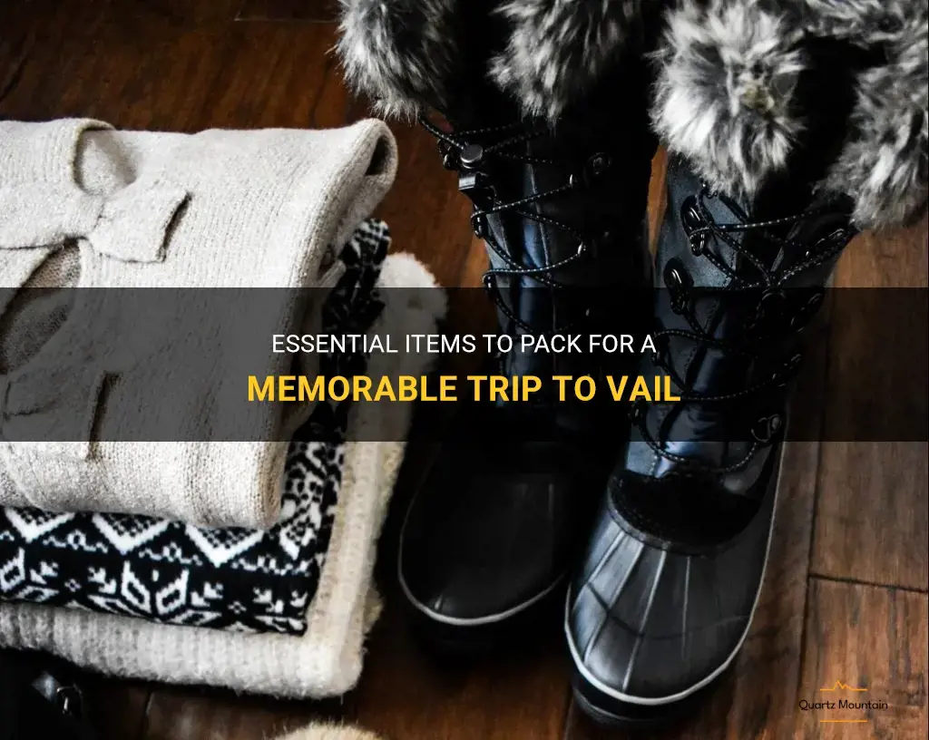 what to pack for vail