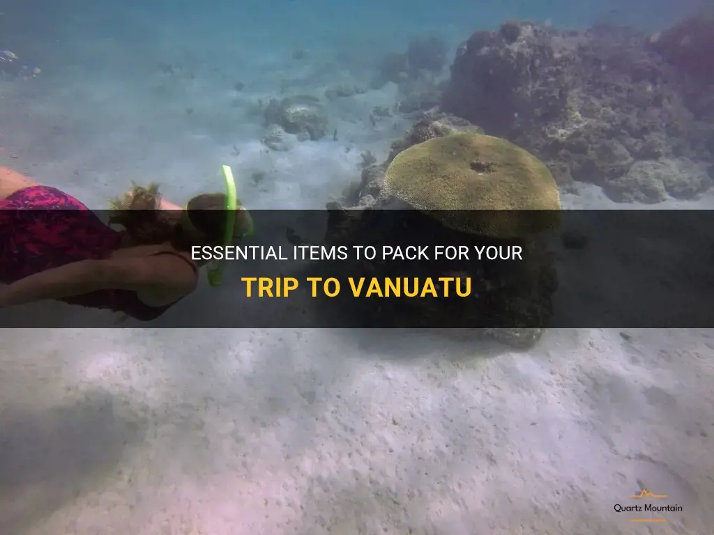 what to pack for vanuatu