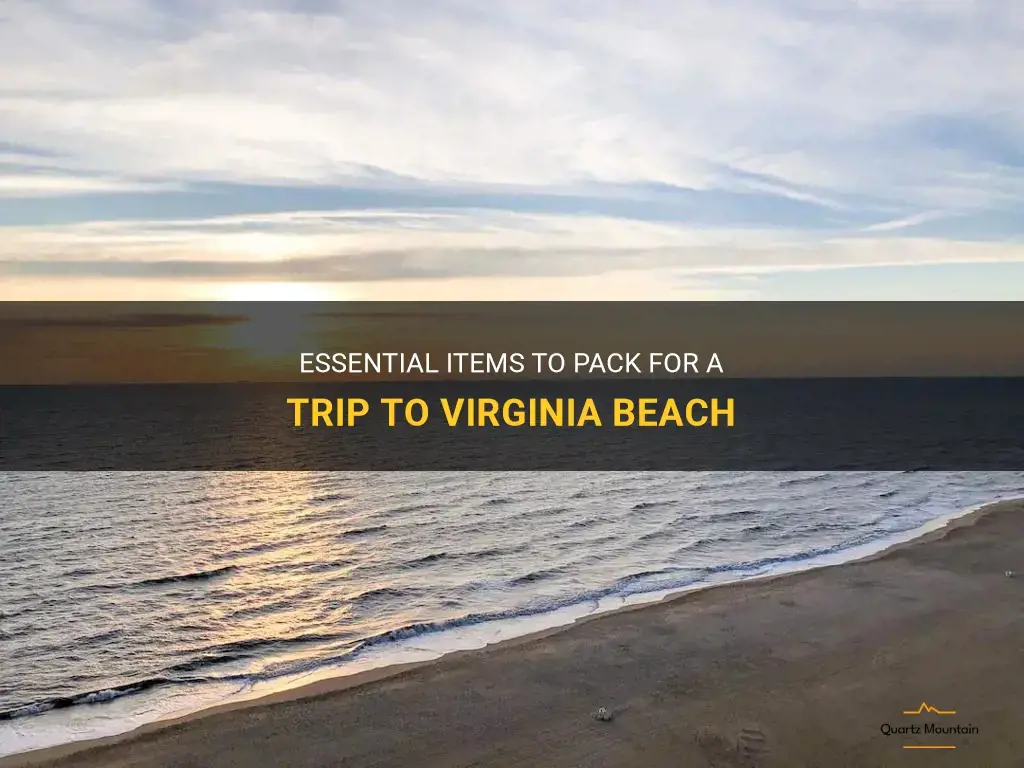what to pack for virginia beach